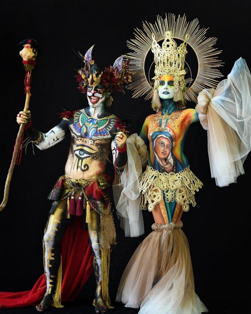 Bringing different art together is all a part of being an artist